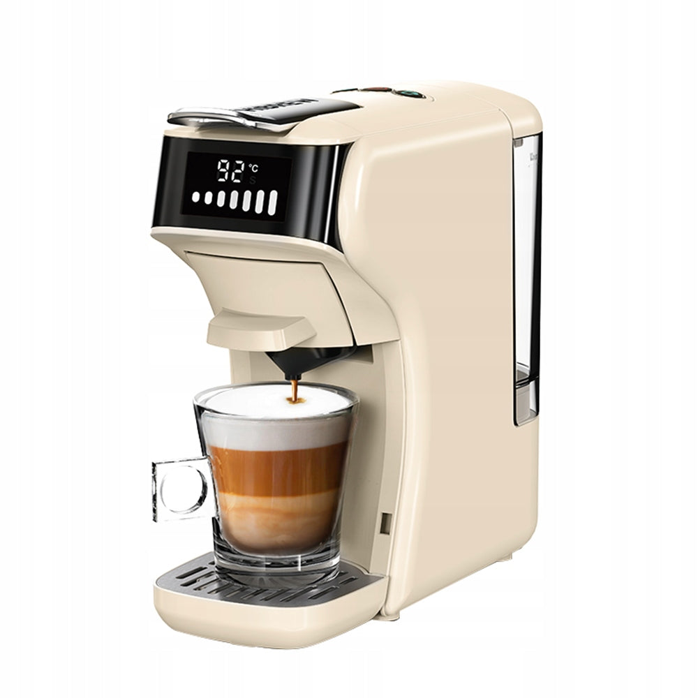 HiBREW H1B Coffee Maker 20Bar Pressure 1450W Fast 40Sec Heat 6 Way Brew NEW Built-in grinder no