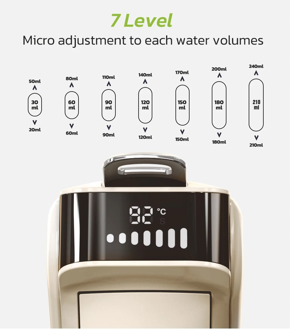 HiBREW H1B-WH 1450 W white Espresso machine Brand HiBREW