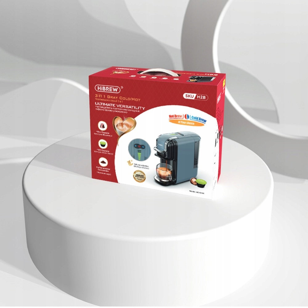HiBREW H2B 5 in 1 Multiple Capsule Coffee Machine 20Bar H2B 1450w Brand HiBREW