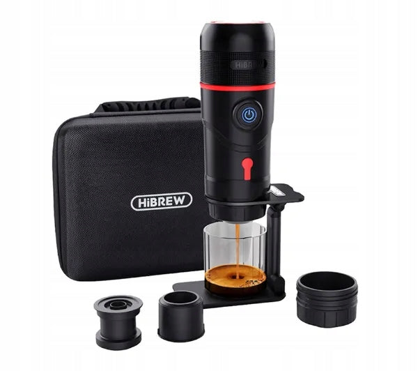 HiBREW H4 Premium Portable Coffee Maker Black 80W 15 Bars Brand HiBREW