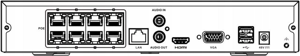 HiLook NVR-108MH-C/8P(D) recorder Manufacturer code 303616499