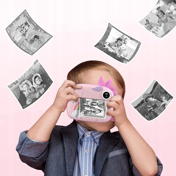 HiMont Instant Camera with Unicorn Kids Printer + 32GB Card EAN (GTIN) 5063022105912