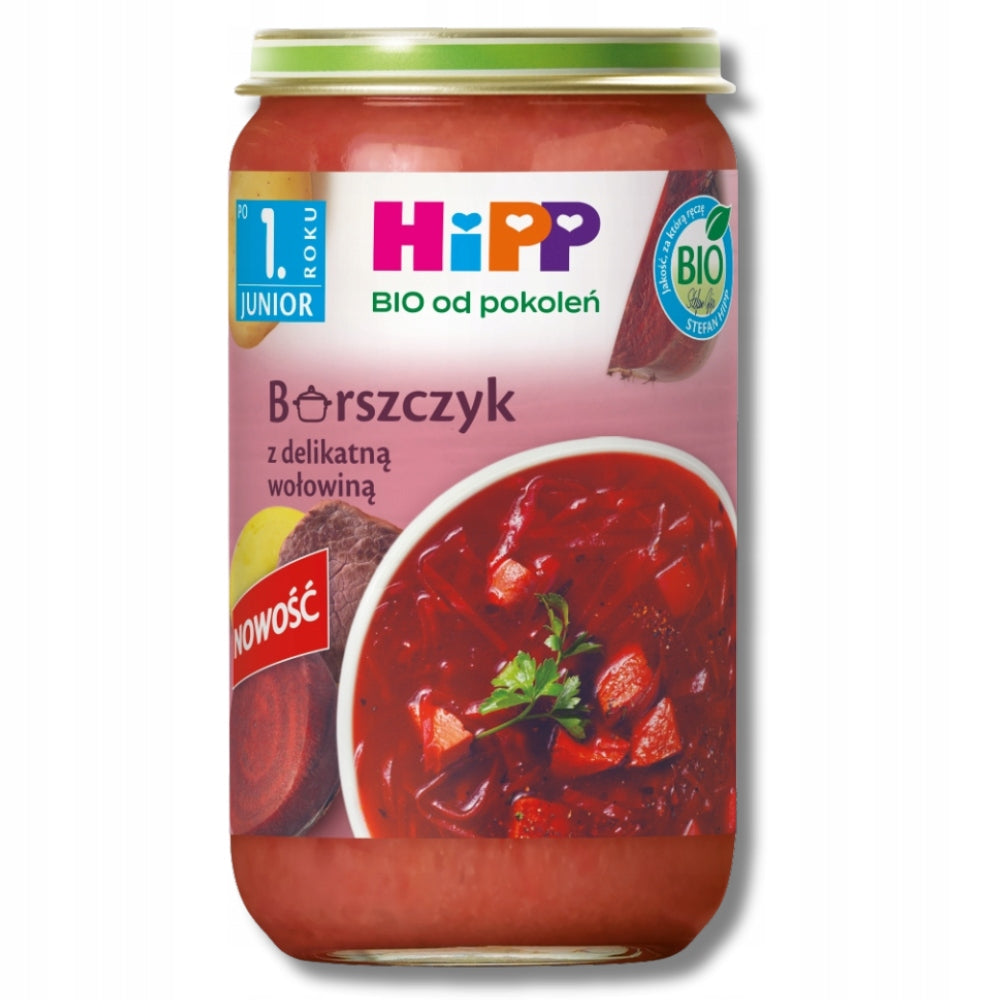 HiPP BIO Barszczyk soup with delicate beef after 1st year 250g
