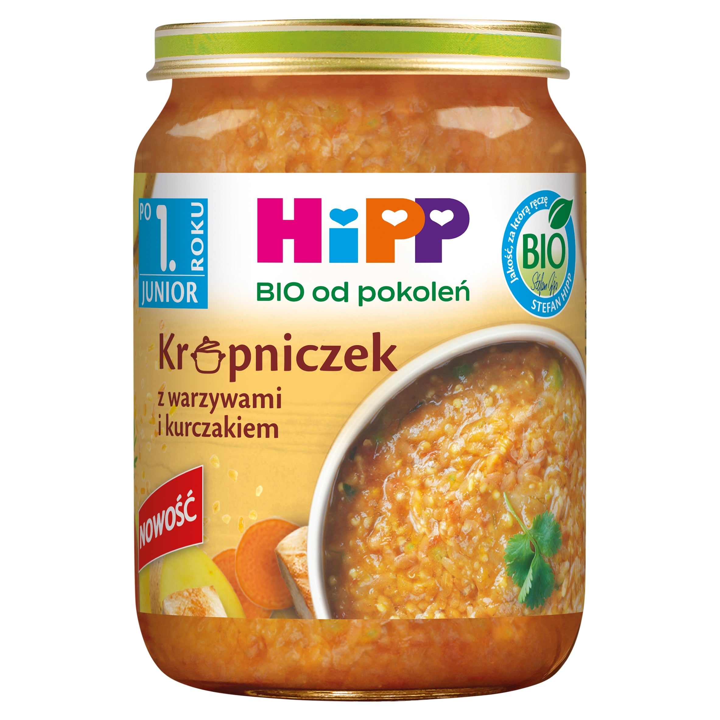 HiPP BIO Krupniczek with vegetables and chicken after 1st year 250 g