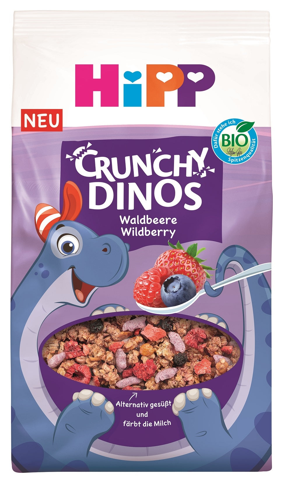 HiPP BIO crispy Dino müsli Forest fruit 300 g From Germany