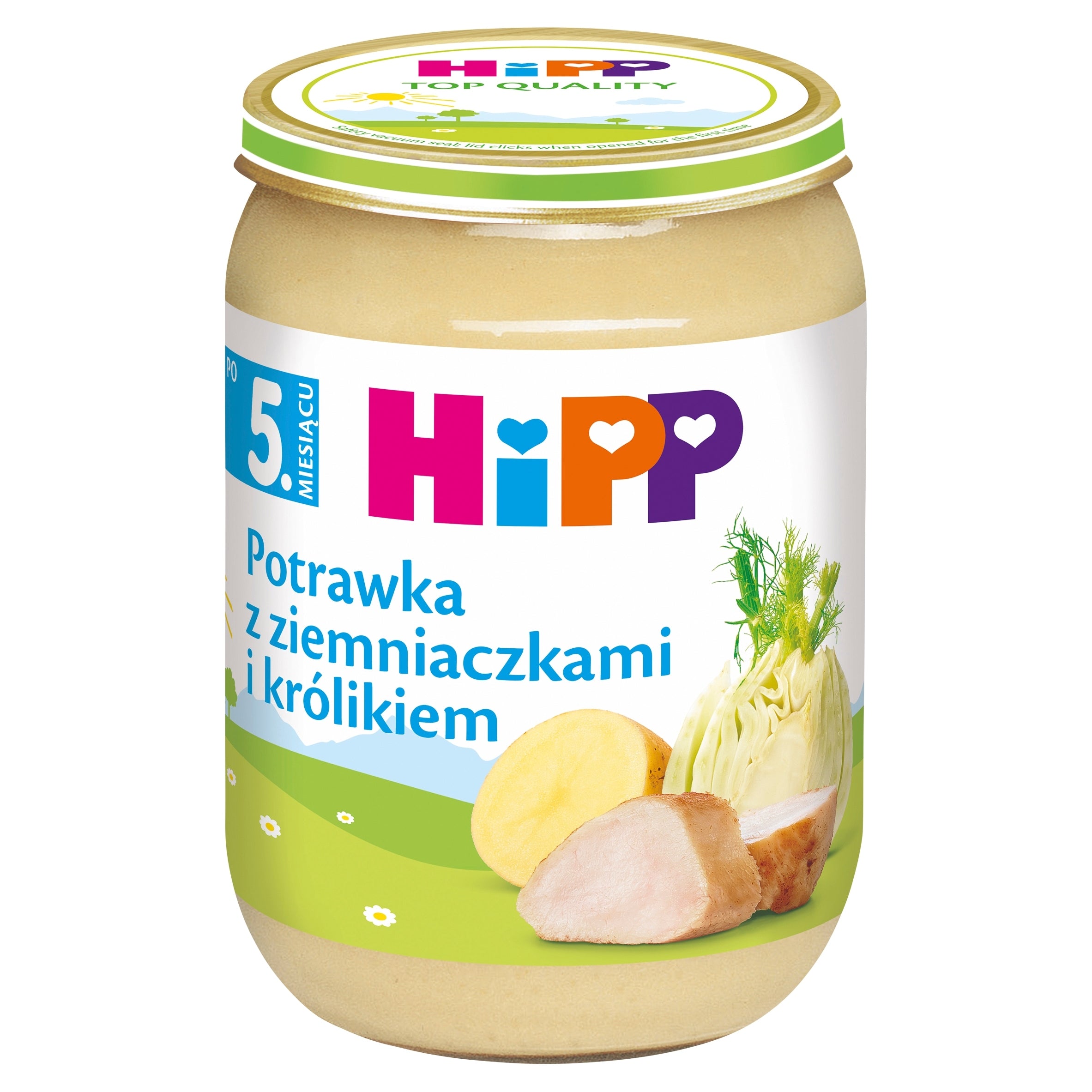HiPP BIO for generations dinner stew with potatoes and rabbit 190 g Manufacturer code 9062300106999