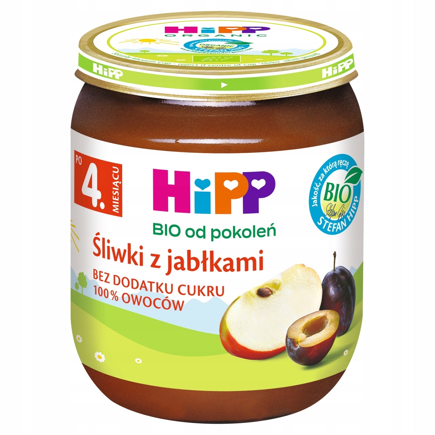 HiPP BIO from generations Plums with apples after 4 months, 125 g