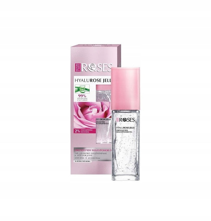 Augengel Rosen Hyalurose Jelly Feuchtigkeitsspendendes Augengel 40 ml 