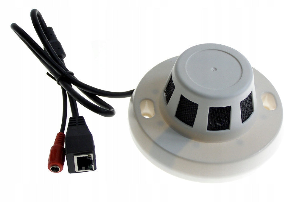 Hidden IP Camera in Smoke Detector Ceiling Sensor 4MP 2560x1440