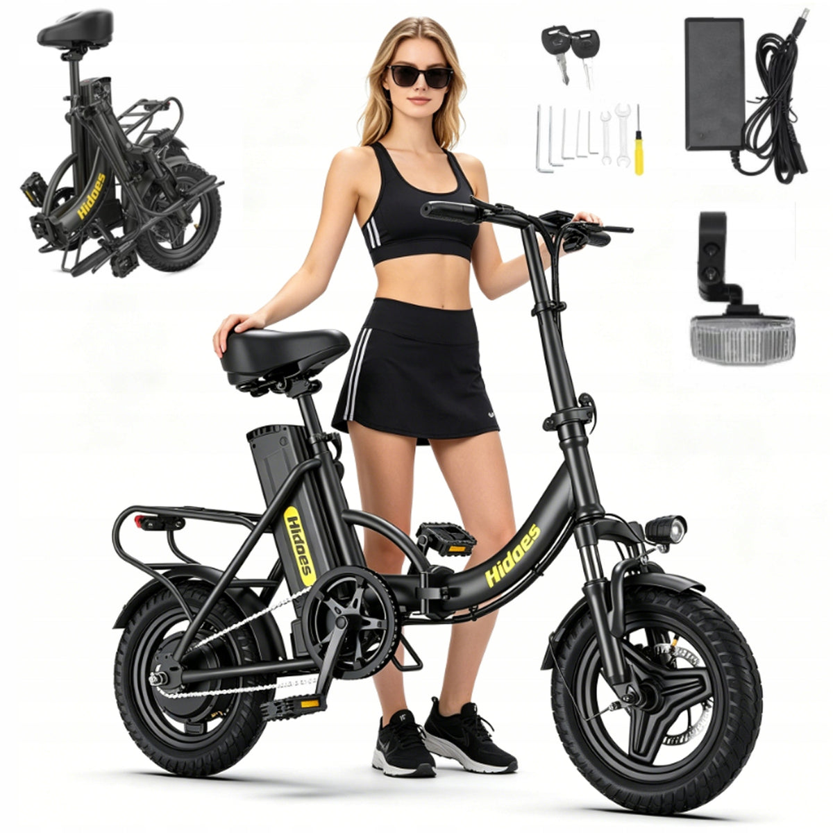 Hidoes C5 Folding City Electric Vehicle 350W 36V10.4Ah 25km/h 14''