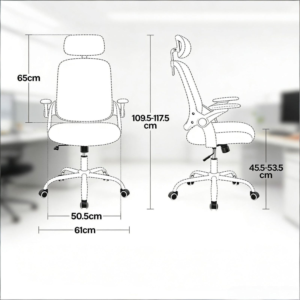 High Back Office Chair Computer Chair Brand no brand