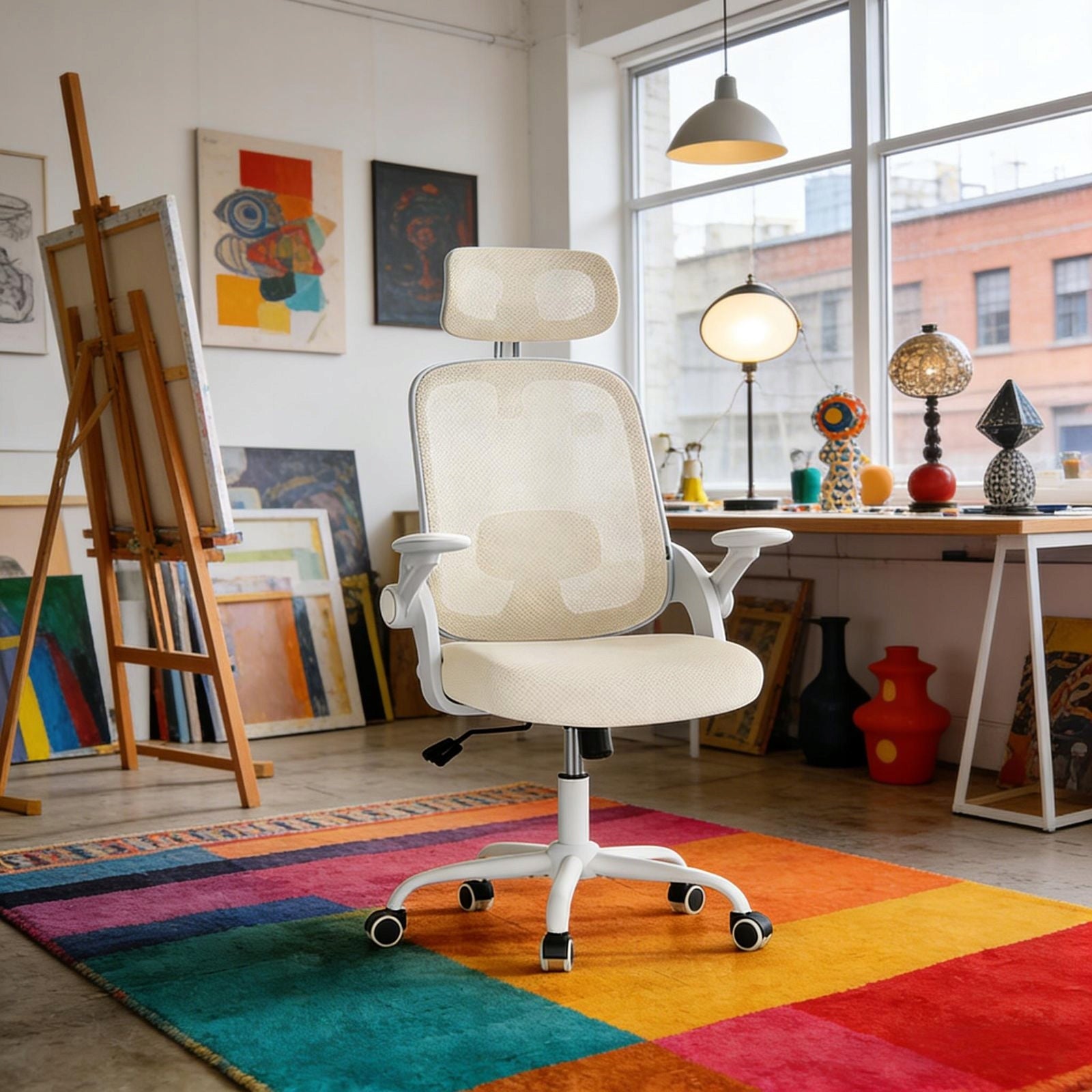 High Back Office Chair Computer Chair Furniture depth 61 cm