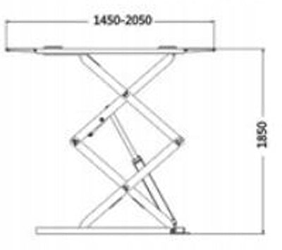 High Lifting Scissor Lifting Capacity 3000kg Brand no brand