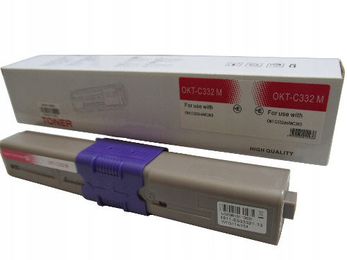 High Performance Toner Cartridge for OKI C332 Magenta, C332dn C332dnw MC363dn MC363dnw