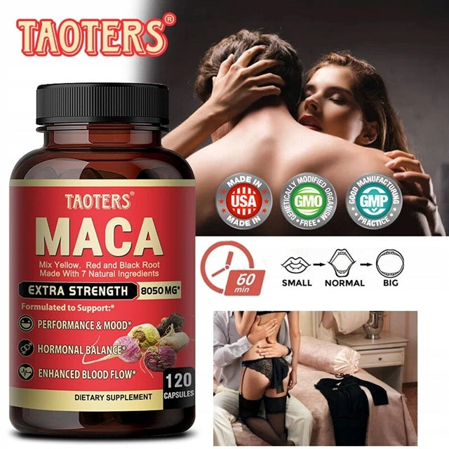 High Power Maca Root Extract Capsule 8050mg 120 Capsules Packaging status original