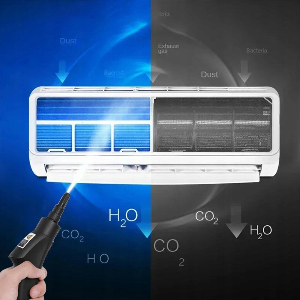 High Pressure Vacuum Steam Cleaner 1200ML 2500W for Kitchen Floor Cleaning Dominant color white