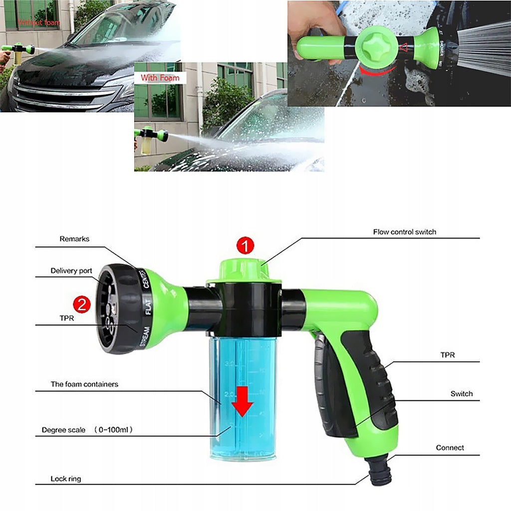 High Pressure Washer Snow Foam Washer Green B 21x 14x 5cm Brand no brand