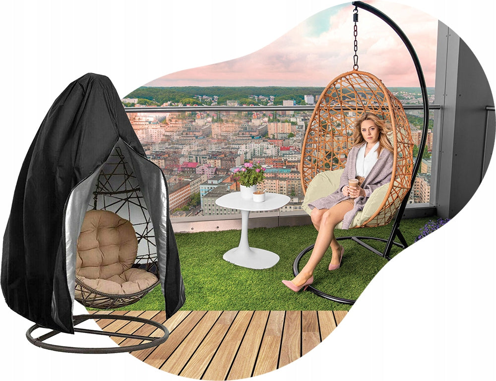 High Quality UV Resistant Waterproof Hanging Chair Cover Product width 115 cm