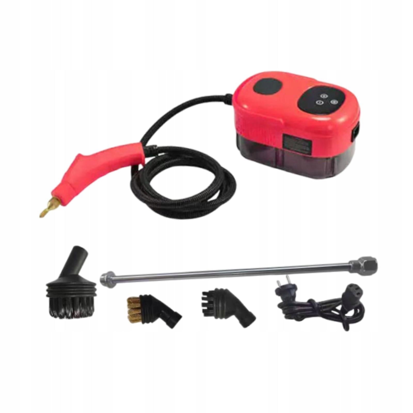 High Temperature Pressurized Steam Cleaner 6 Level Adjustable Portable Red Brand no brand