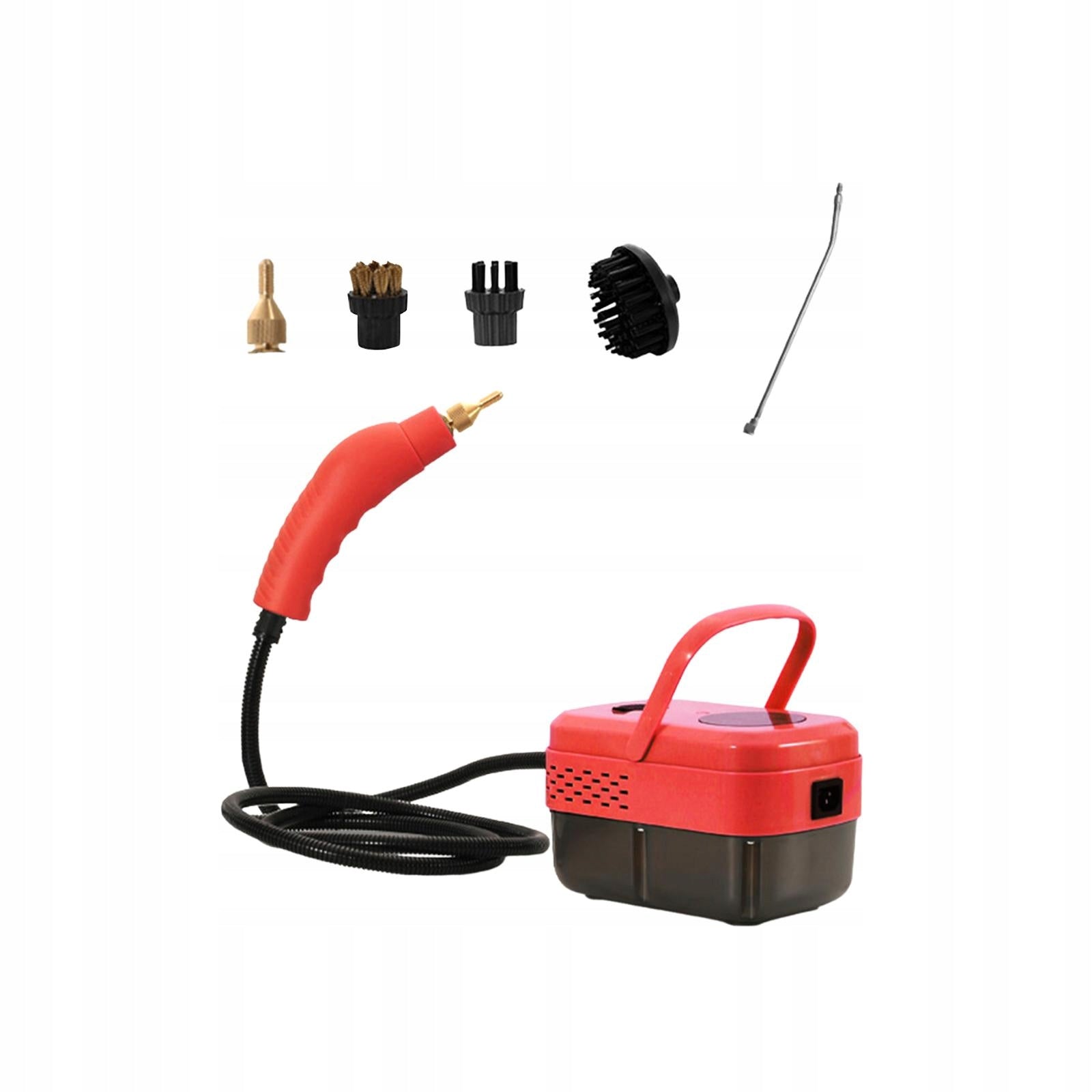 High Temperature Steam Cleaner Lightweight 6 Speed Adjustable Easy Use Red
