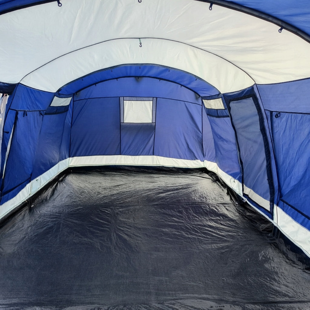 High Tent 21m² MODENA 8 people integrated floor 5000mm Black cabins! Model Montana