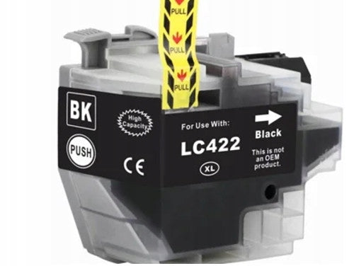 High Yield Ink for Brother LC-422XL BK MFC-J5340DW MFC-J5345DW J6540DW