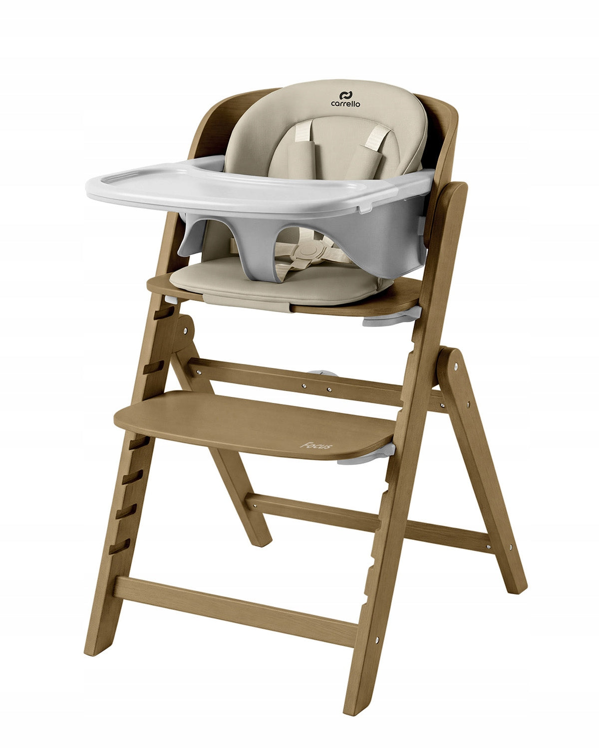 High chair for feeding up to 130kg Carrello Focus Croissant Beige Packaging status original