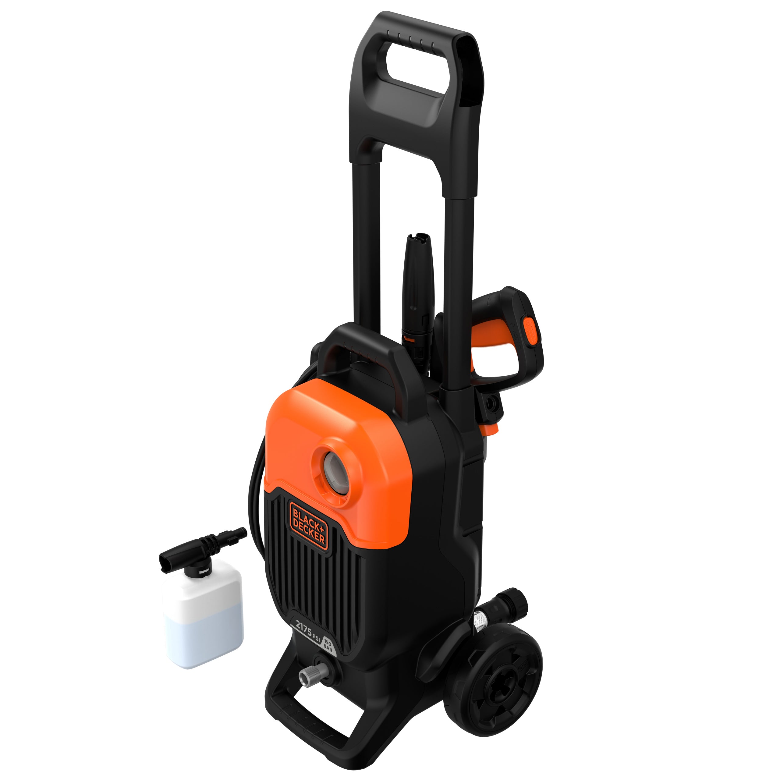 High pressure washer Black & Decker 150 bar 2000 W + accessory set Packaging status original