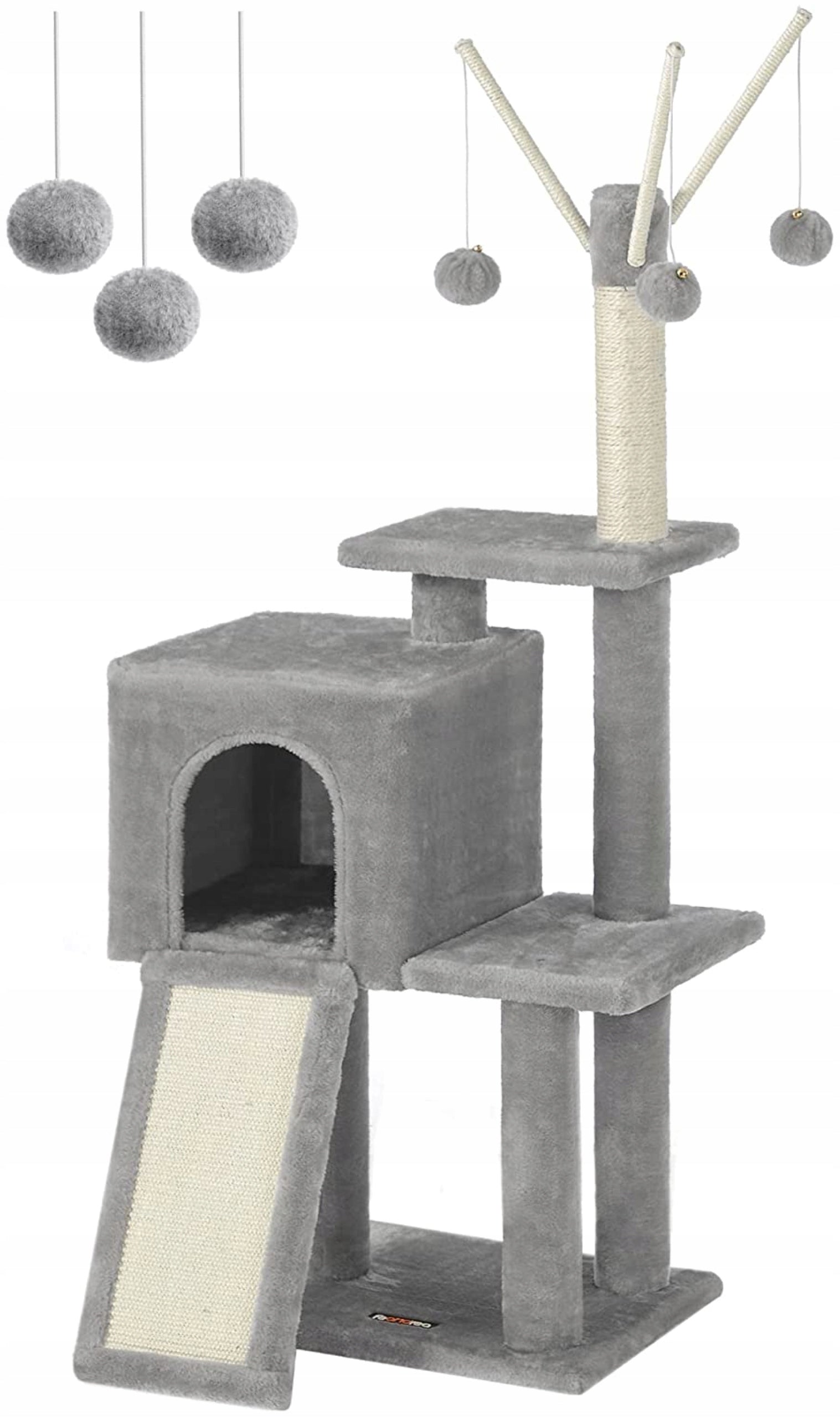 High scratcher, bed, scratching post, tower Feandrea 101 - 160 cm