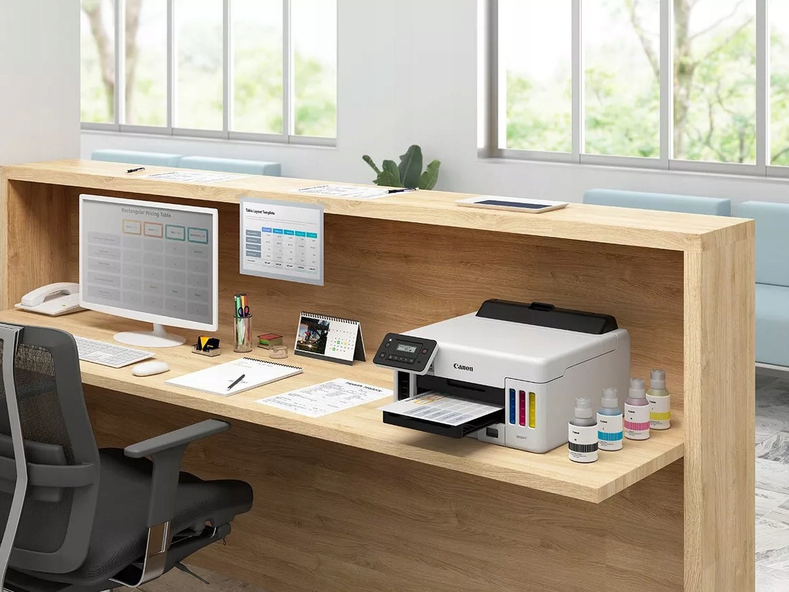 High speed atram printer. Canon GX5040 Wifi Duplex Cheap bottle operation Brand Canon