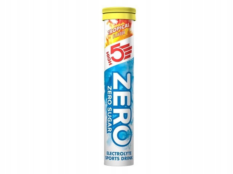 High5 Zero - Electrolytes Vitamin C magnesium tropical flavor 80g (20tablets) Packaging status original
