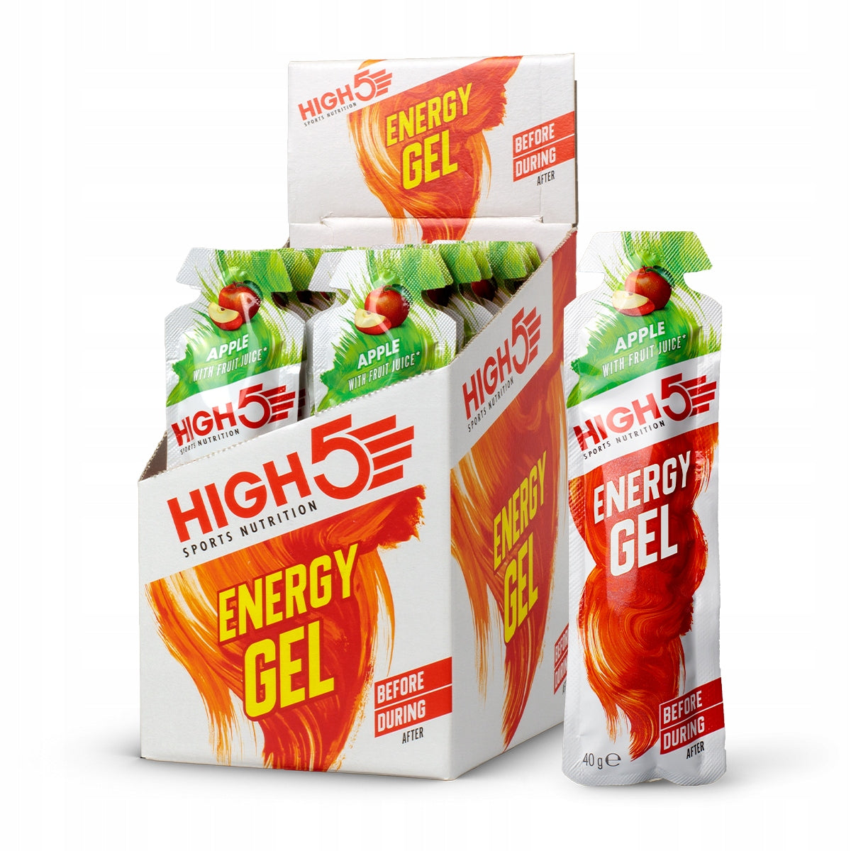 High5 - energy gel with vitamin B6 apple flavor 40g 20 PCS