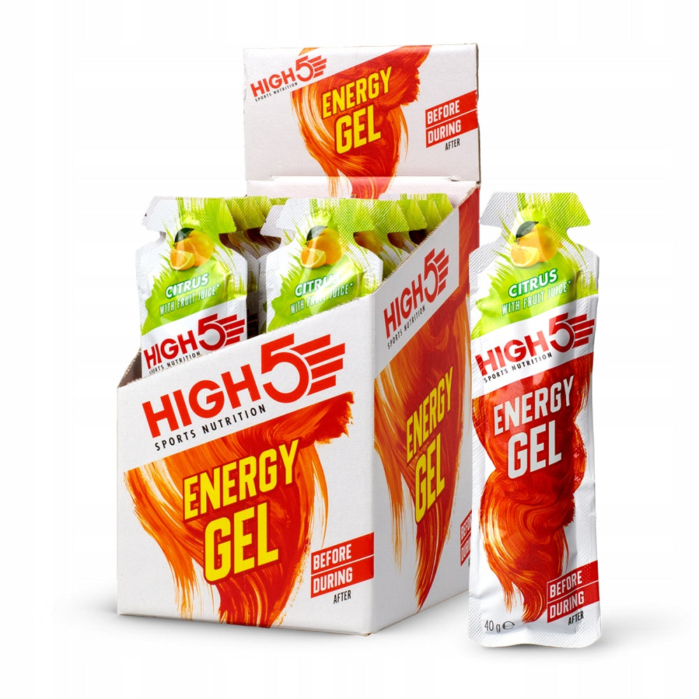 High5 - energy gel with vitamin B6 with citrus flavor 40g 20 PCS