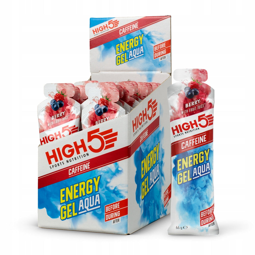 High5 liquid energy gel with caffeine (30 mg) and B6 berry 66g 20 PCS