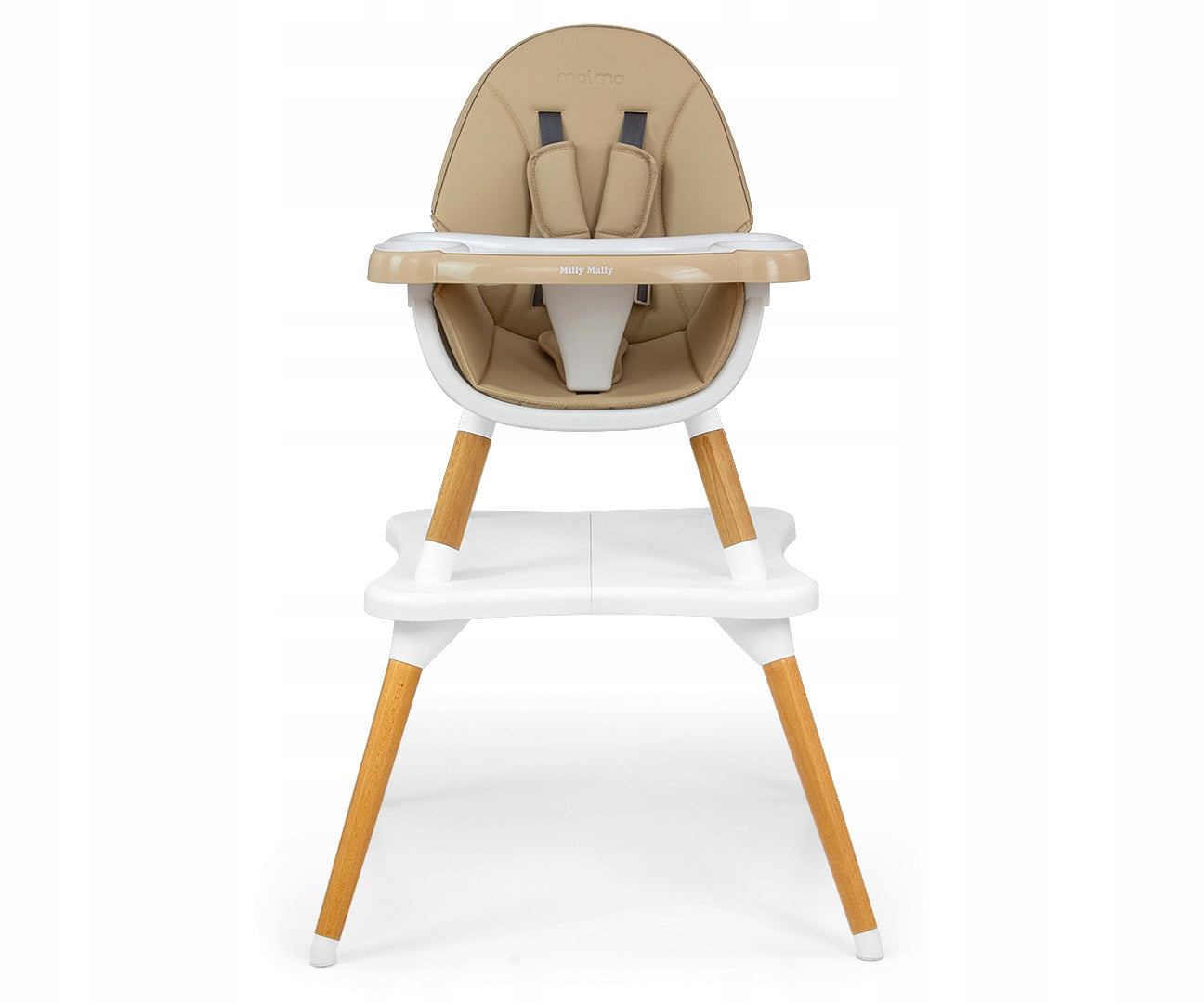 Highchair 2in1 Wooden Tray Table Malmo Beige Milly Mally Manufacturer code 1111