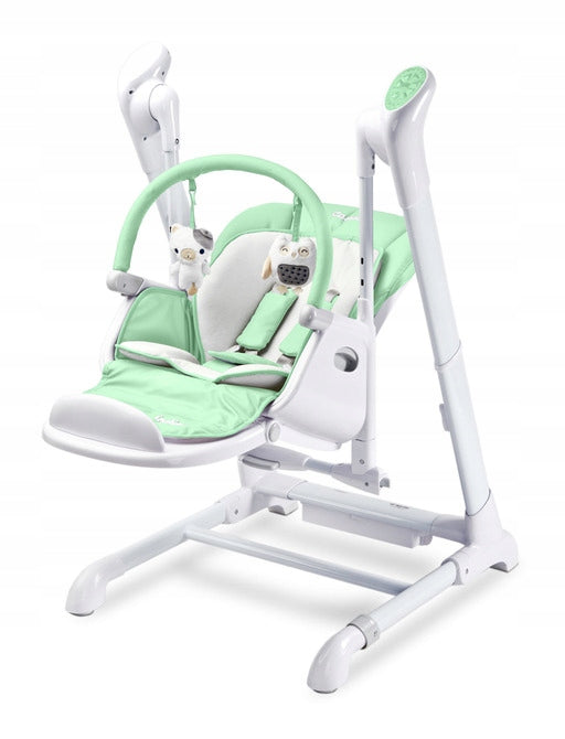 Highchair Caretero INDIGO with recliner function, swing +6msc - MINT Brand Caretero
