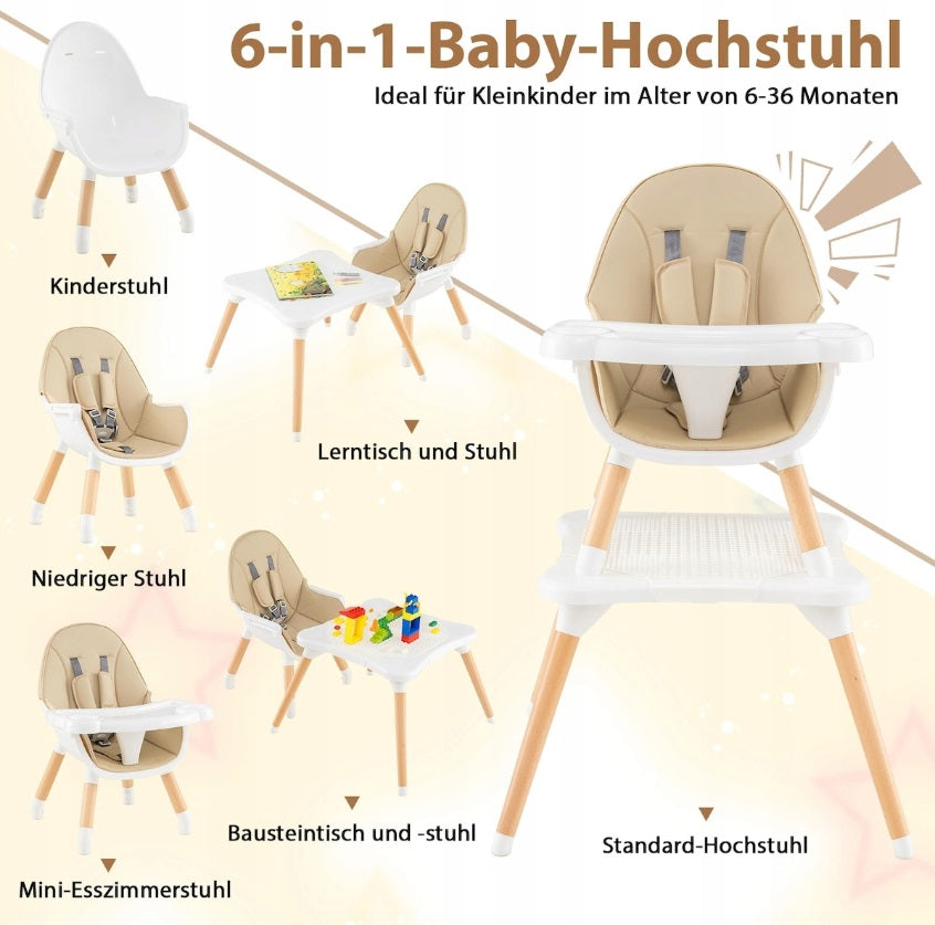 Highchair Costway 100 x 62 x 62 cm Brand Costway