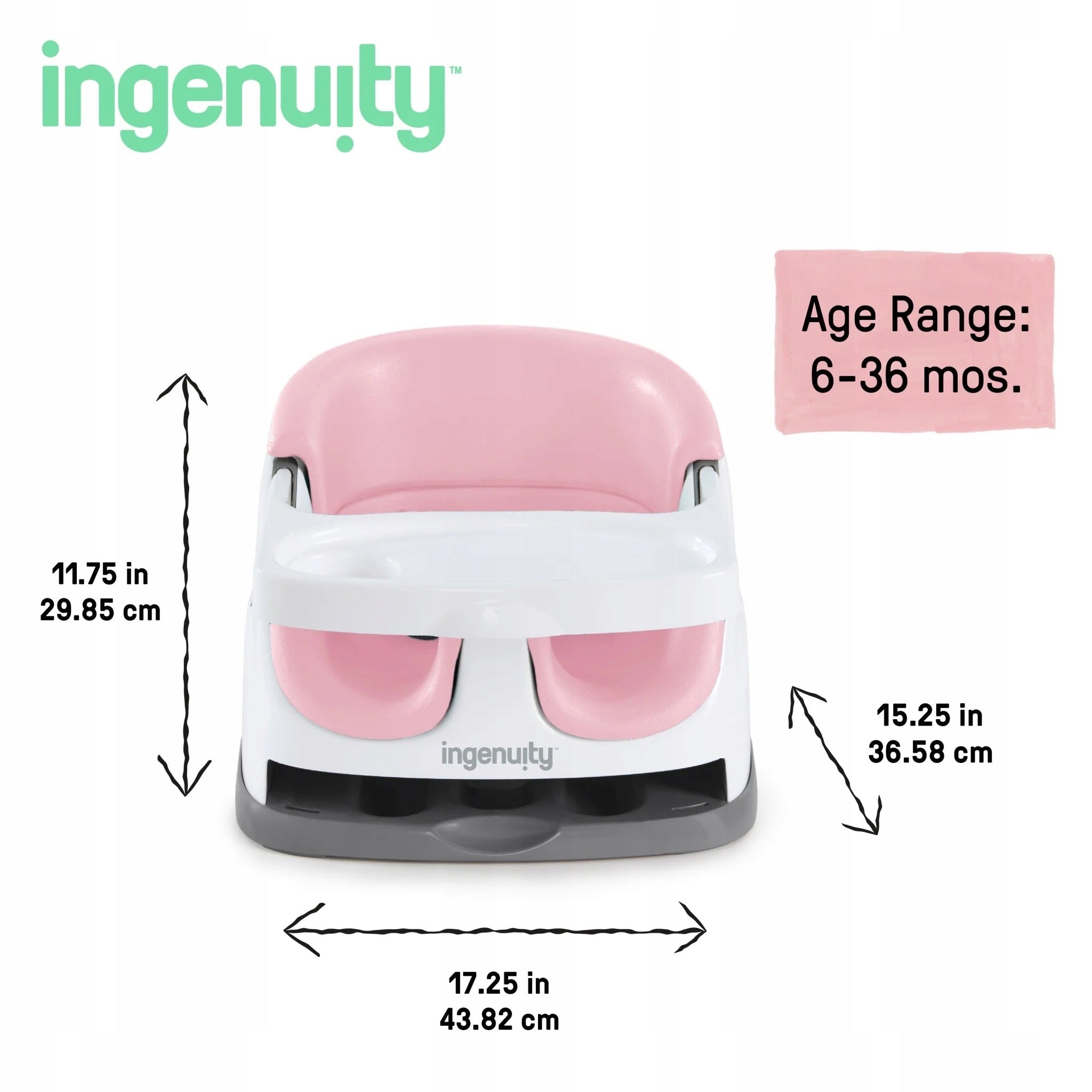Highchair Ingenuity 34 x 43 x 30 cm Packaging status original
