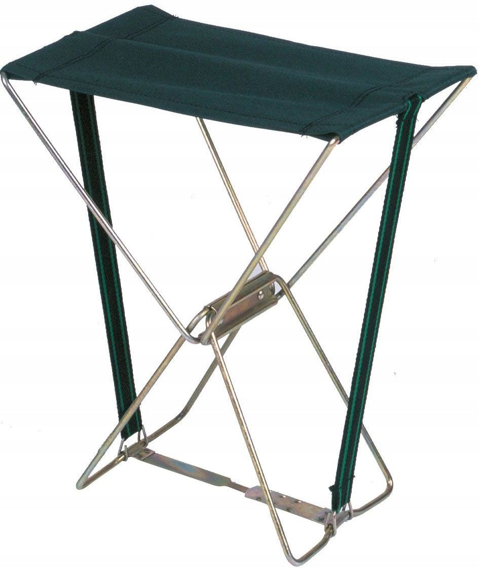 Highchair Mikado IS17 green fishing stool for motorhome camping trip