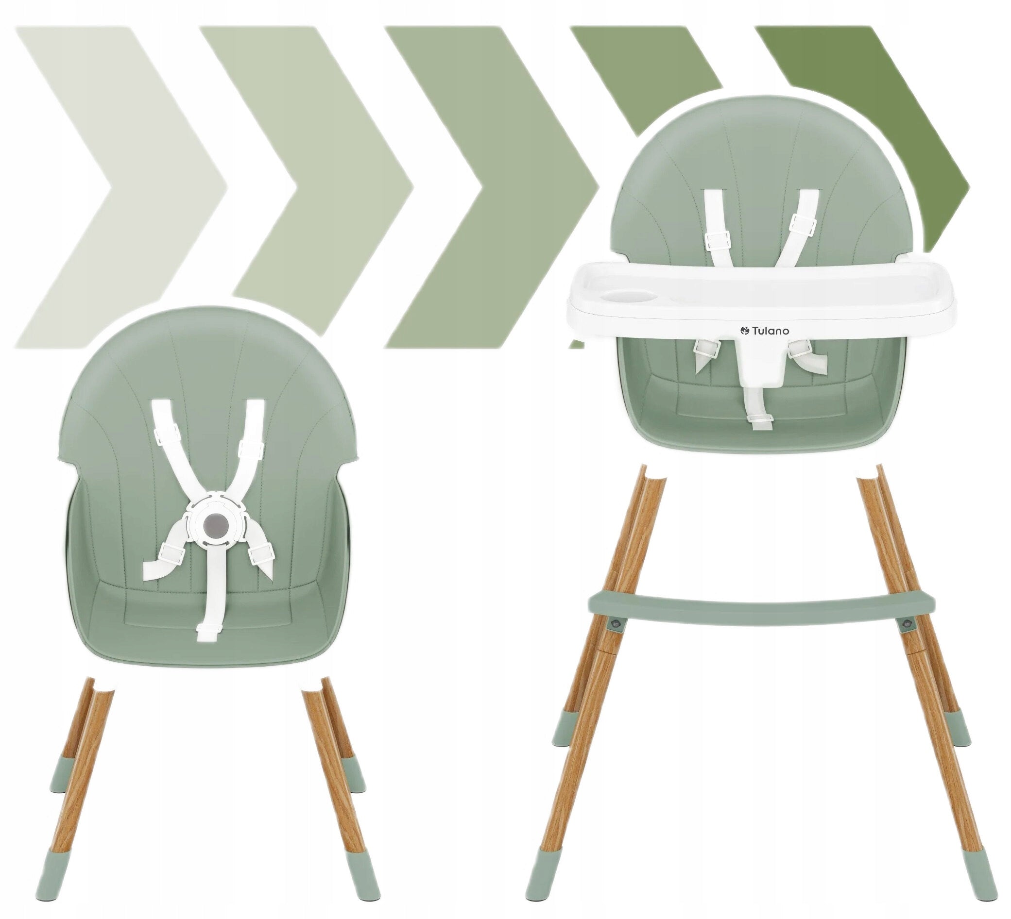 Highchair TULANO Morsel Green Brand TULANO