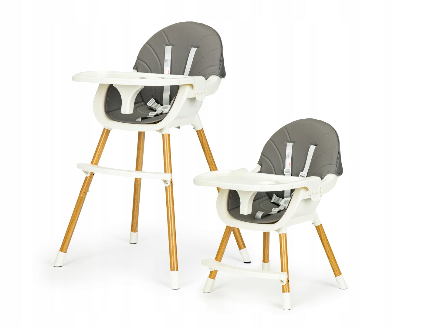 Highchair modern wooden legs 92 x 62 x 57 cm