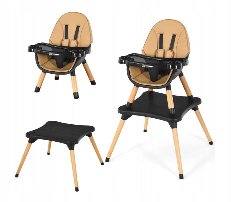 Highchair with Table Baby Feeding Chair 4 in 1