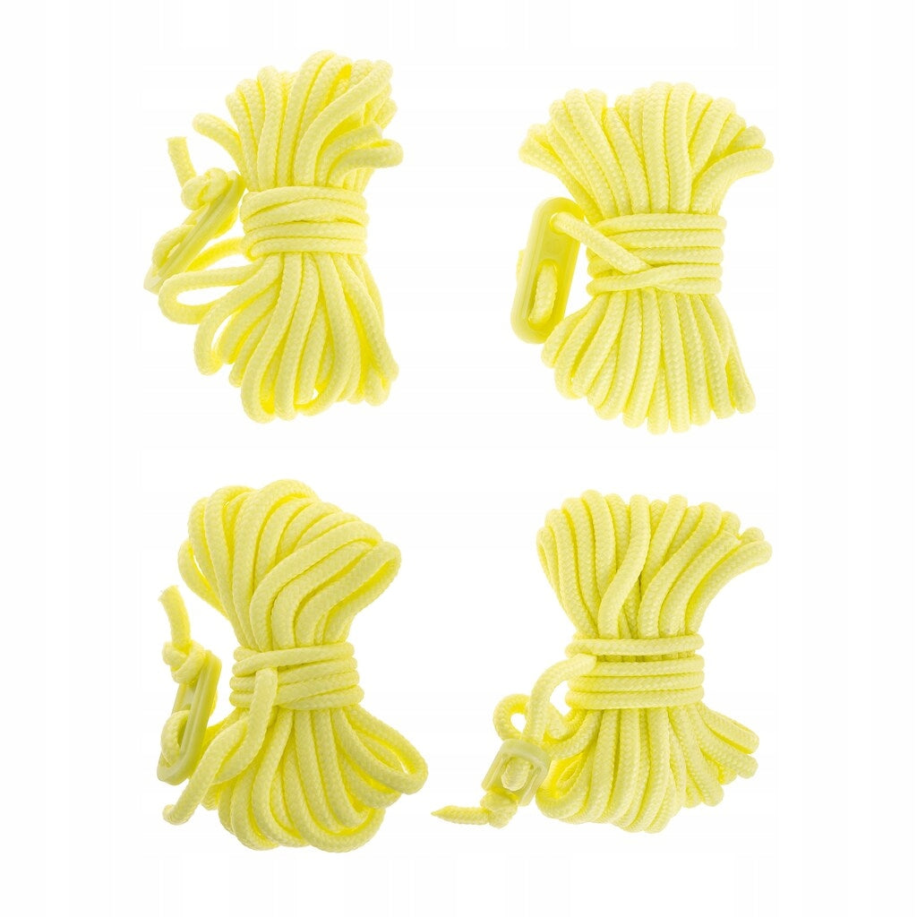 Highlander Outdoor Glow In Dark Fluorescent Links for Tent - 4 Pack