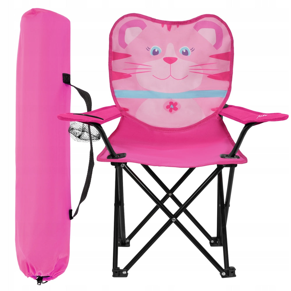 Hiking Chair Folding Fishing For Girls Pink NILS