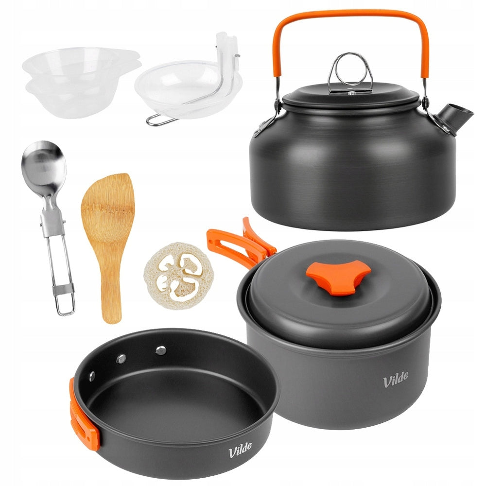 Hiking Dishes Camping Picnic Pot Pan Kettle Cutlery Manufacturer code 5900670137578