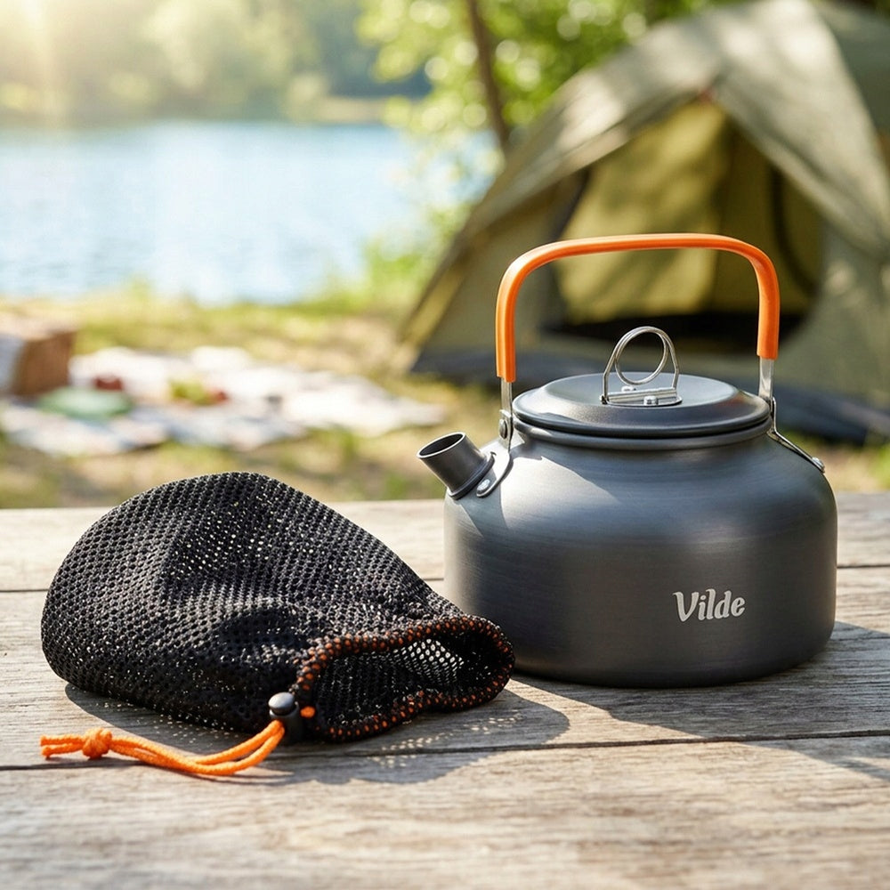 Hiking Kettle Camping Picnic for Tent Camping Small 700 ml Packaging status original