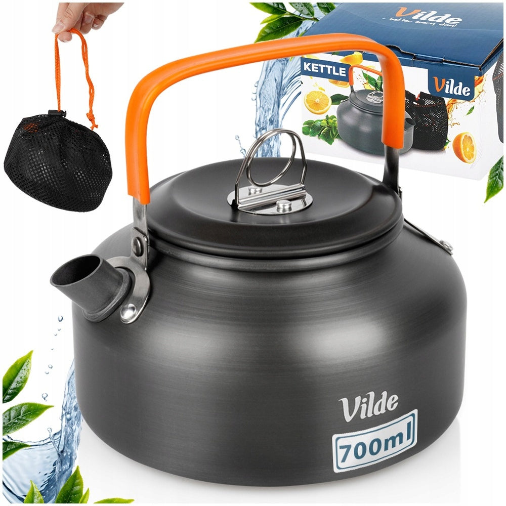 Hiking Kettle Camping Picnic for Tent Camping Small 700 ml