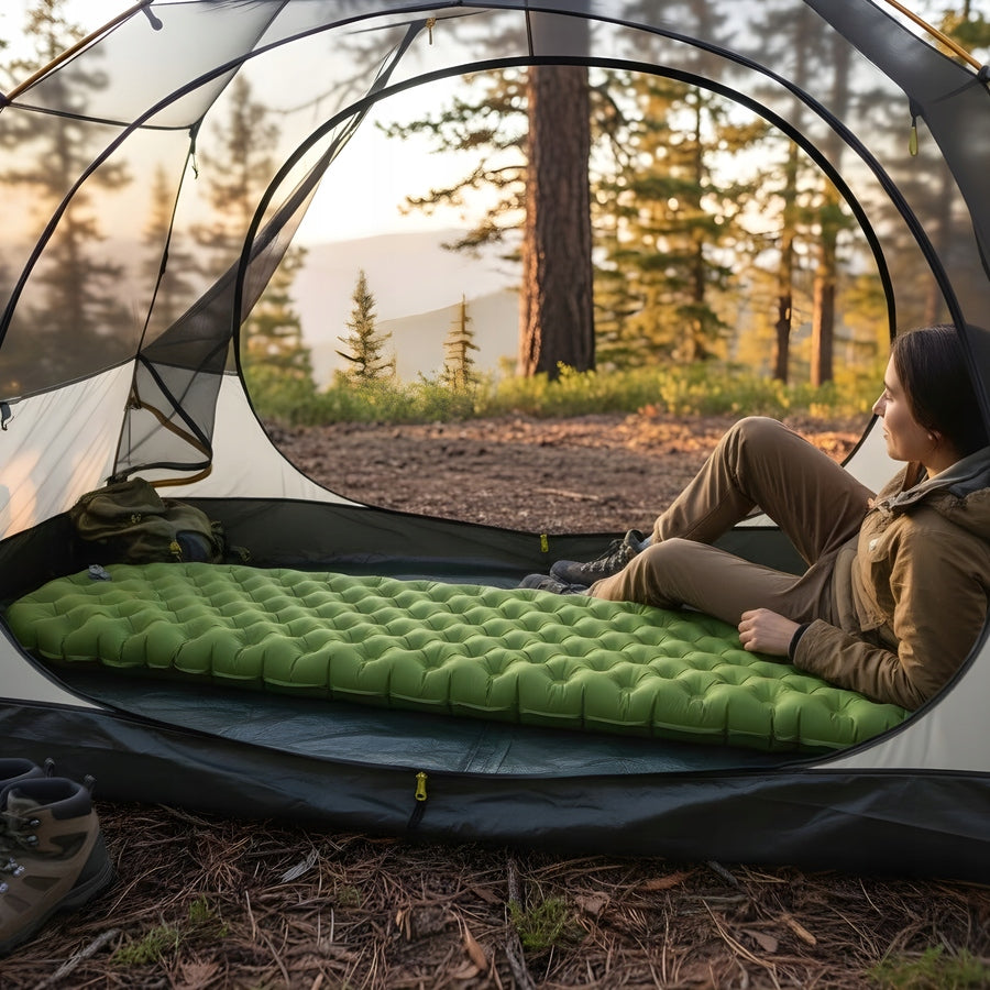 Hiking Mat Inflatable Mattress Sleeping Bed 190x60 Thick 10 cm Manufacturer code MAT-GR-200-60