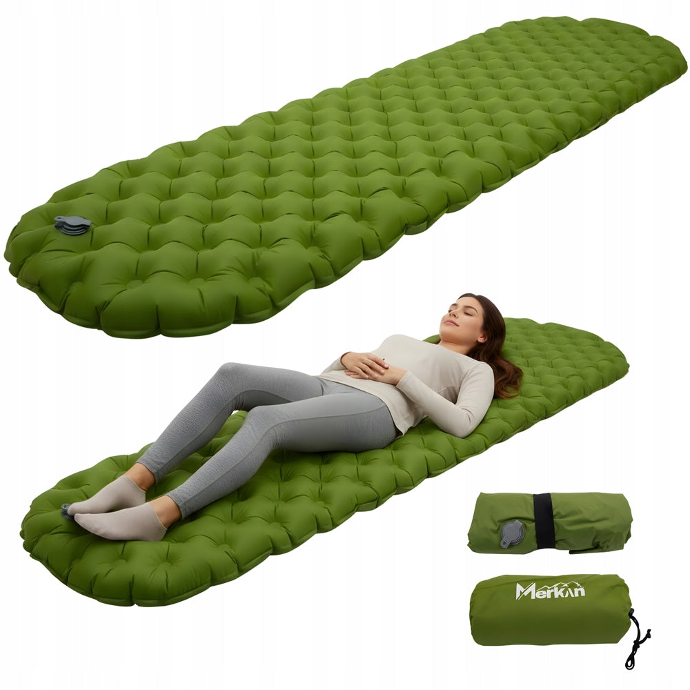 Hiking Mat Inflatable Mattress Sleeping Bed 190x60 Thick 10 cm