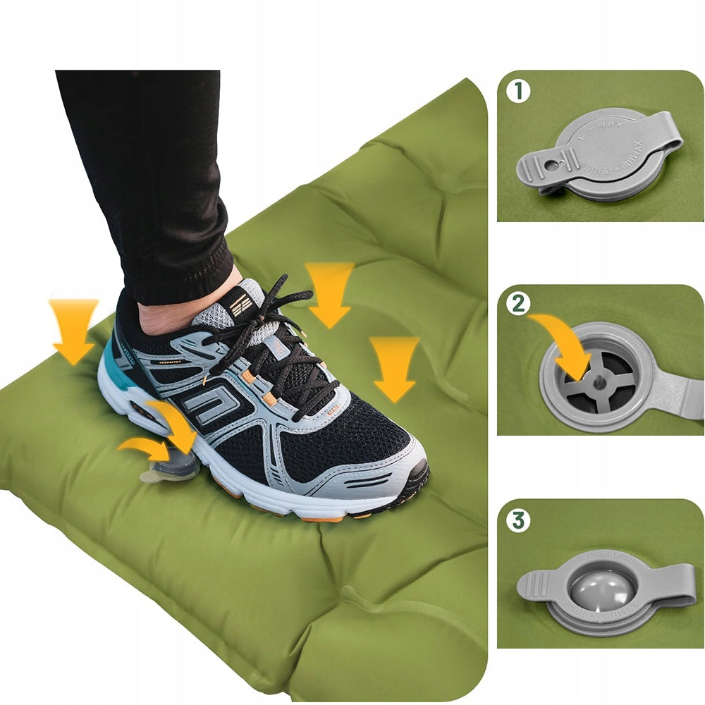 Hiking Mattress Inflatable Single Trekking Lightweight Thick 190x70x15 Manufacturer code BEDEE-SGL-01Z